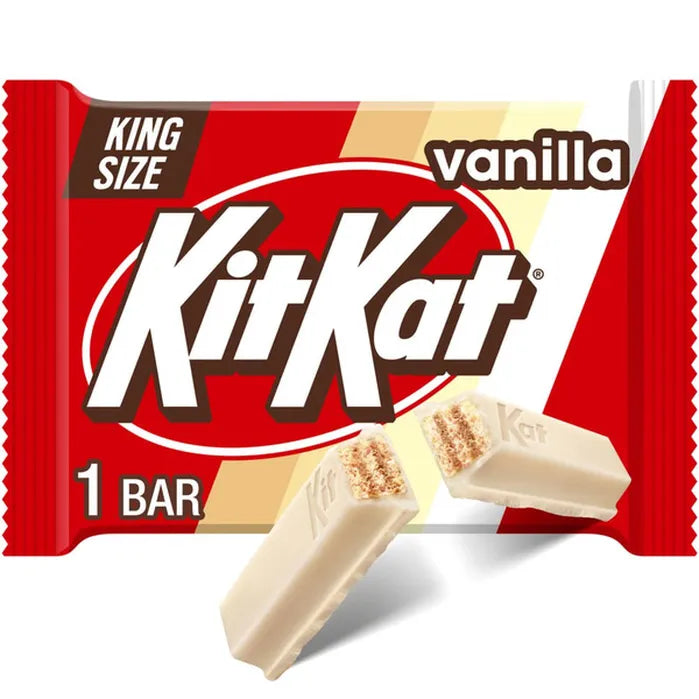 Full Box 24x Packs Kit Kat Crispy Wafers In Vanilla Flavored Creme Candy | 3.0oz