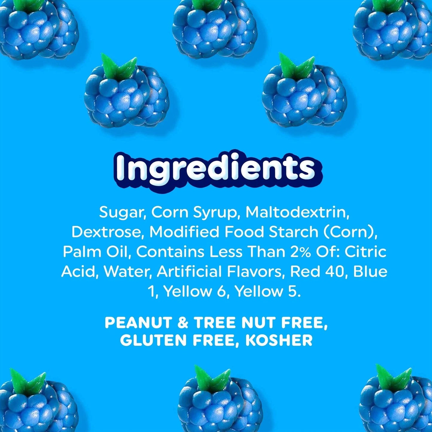 Airheads Blue Raspberry Candy Pack 36 Individually Wrapped Chewy Treats