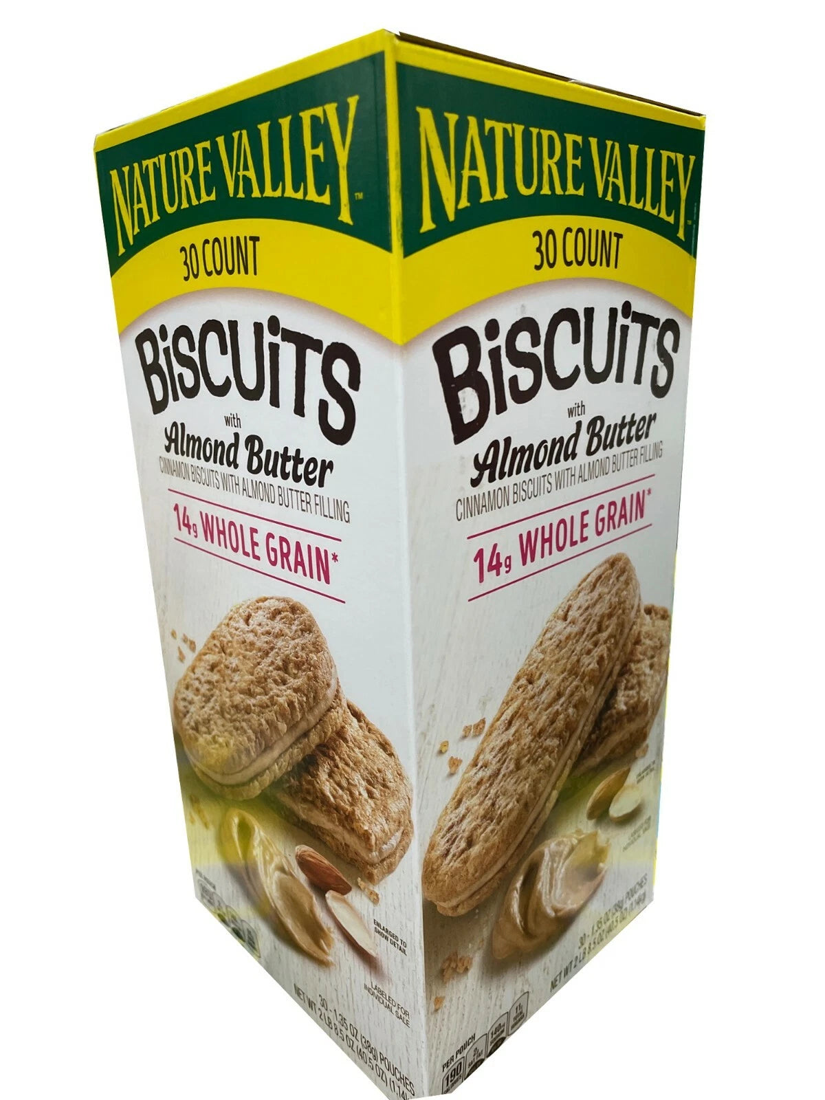 🔥 Nature Valley Biscuits with Almond Butter 30 ct 40.5 oz Each Pack 🔥
