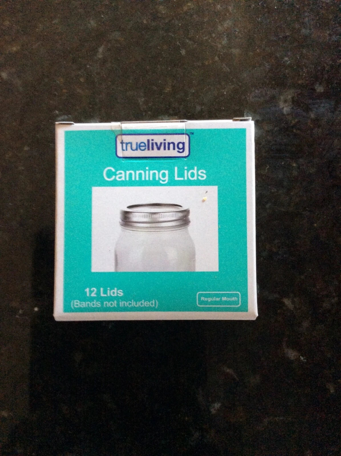 True Living Small Mouth Canning Lids New in Box 12 lids per box