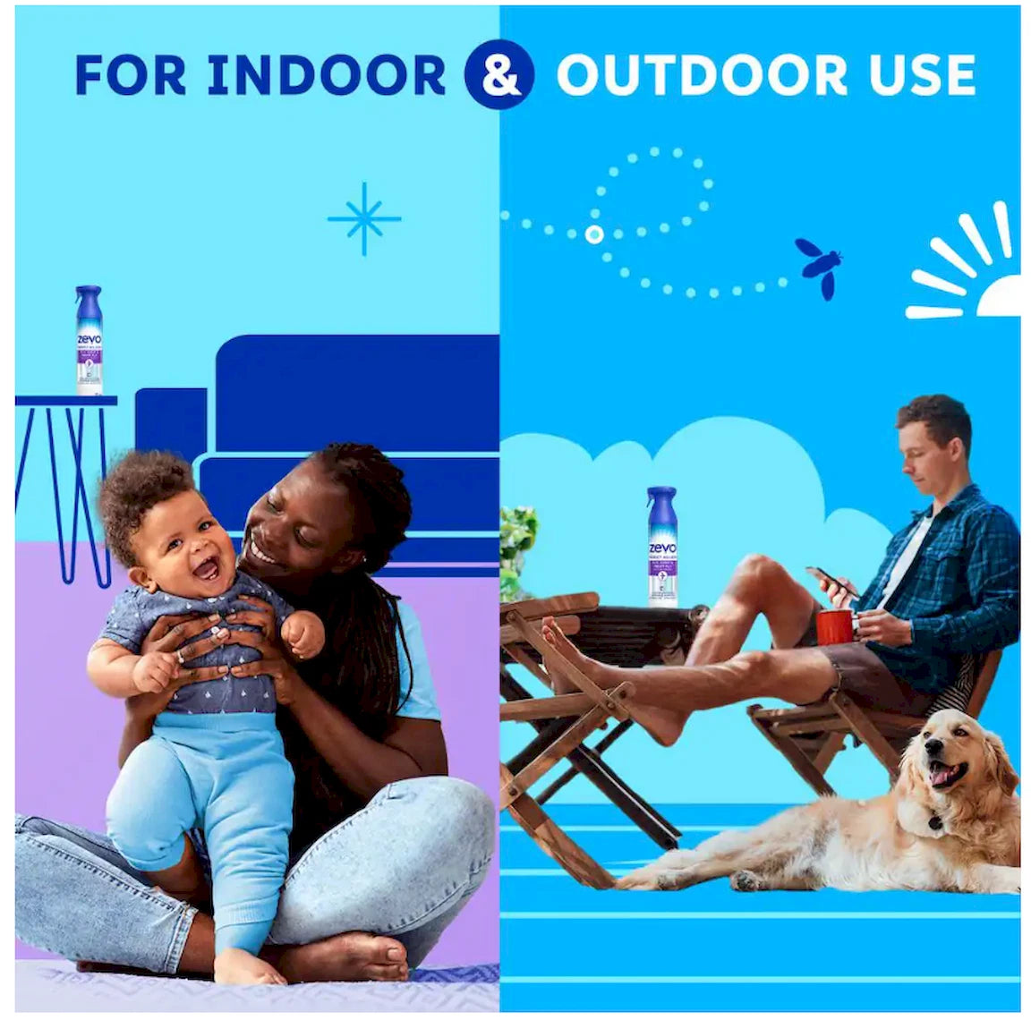 1Pack Zevo Flying Insect Killer-Fly, Gnat, & Fruit Fly Spray 10oz Free Shipping