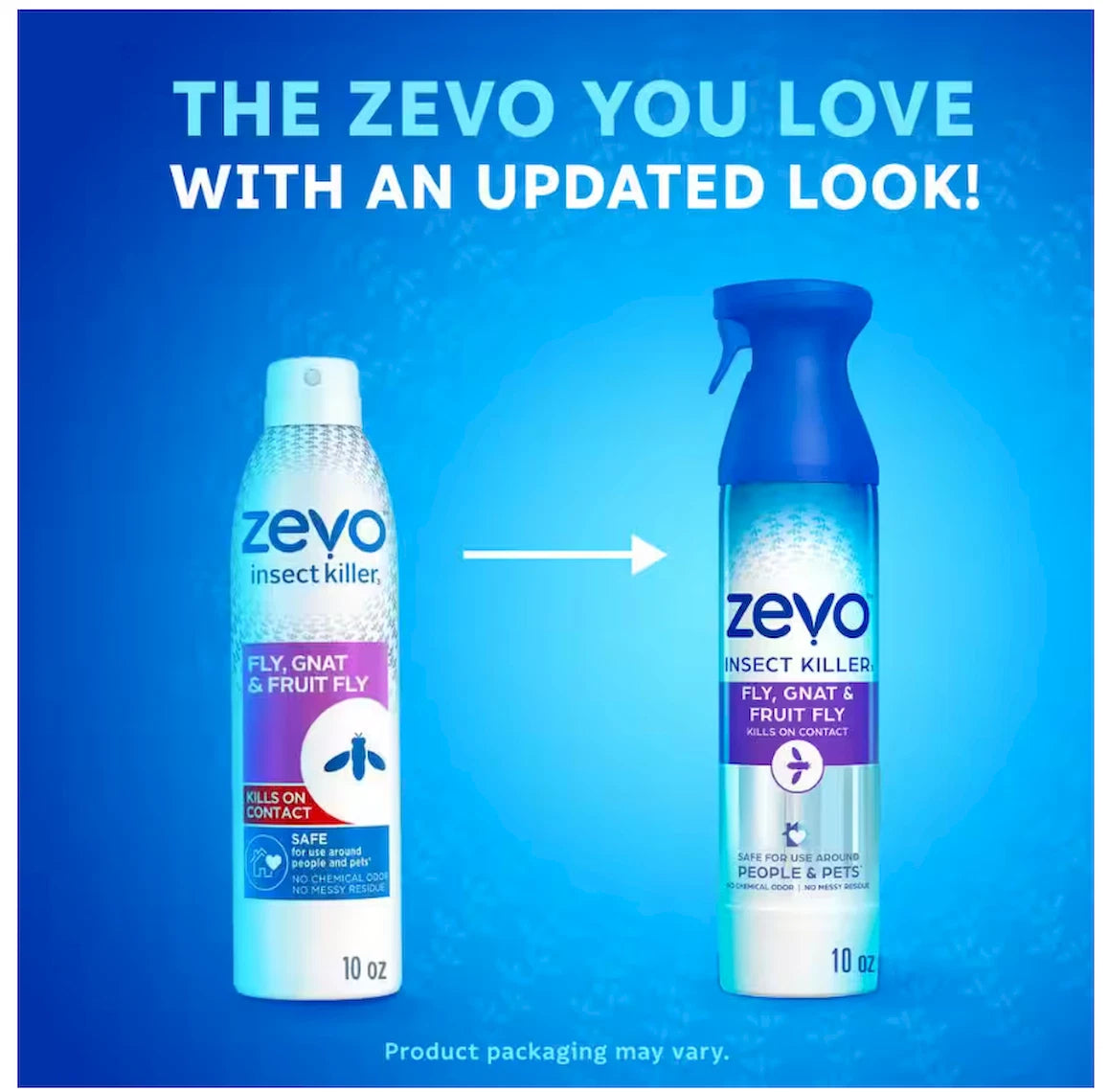 1Pack Zevo Flying Insect Killer-Fly, Gnat, & Fruit Fly Spray 10oz Free Shipping