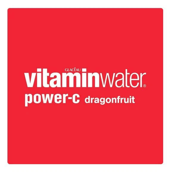 vitaminwater Power-C Dragonfruit Flavored Water Beverage, 16.9 fl oz, 6 Pack