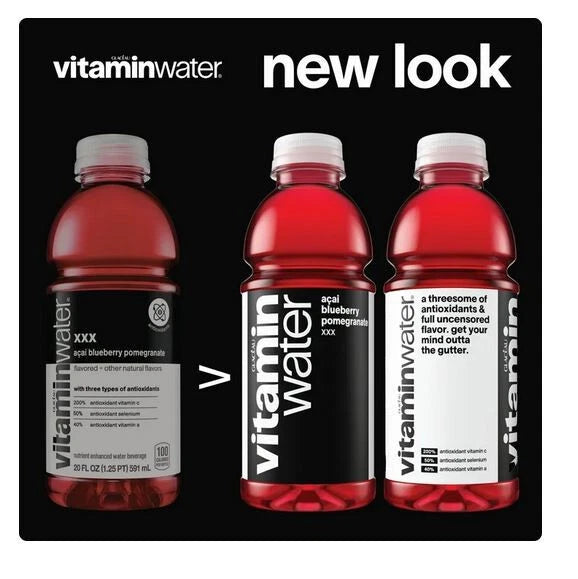 vitaminwater Power-C Dragonfruit Flavored Water Beverage, 16.9 fl oz, 6 Pack