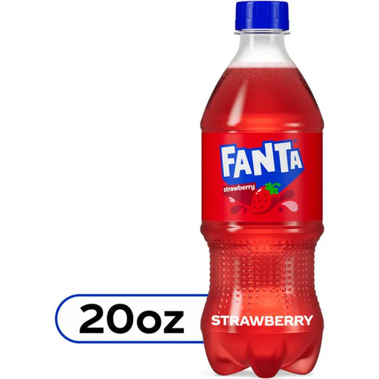 6 PACK! Fanta Strawberry, 20 Oz Bottles, SAME DAY SHIPPING!