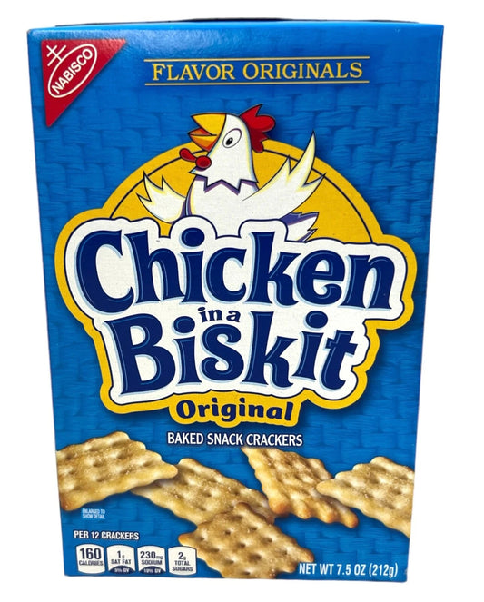 3 Pack Nabisco Chicken in a Biskit Original Baked Snack Crackers 7.5 oz (3 Pack)