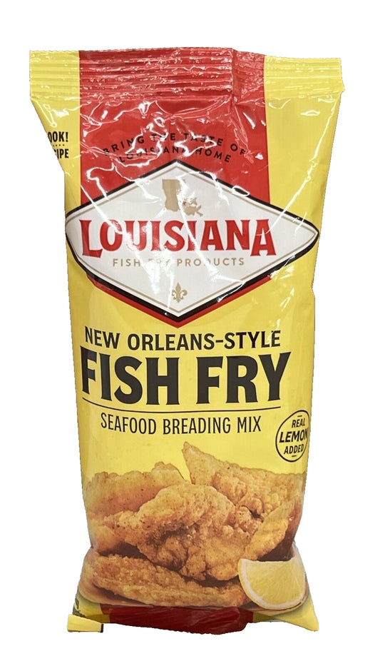 Louisiana Fish Fry New Orleans Style Fish Fry Seafood Breading Mix 10 oz