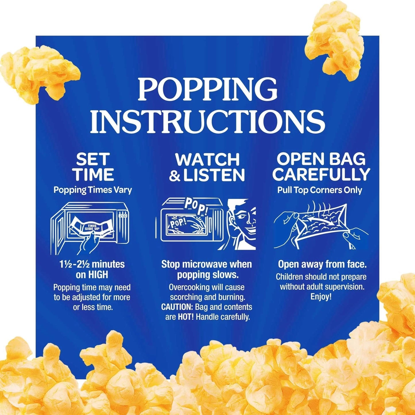 ACT II Butter Lovers Microwave Popcorn, 3-Count 2.75-oz. Bags (3 Packs)