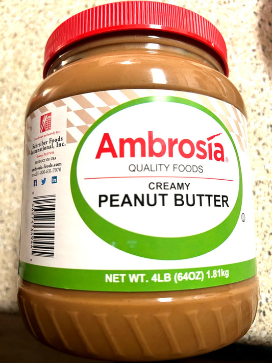 Ambrosia Original Creamy Peanut Butter, 64oz