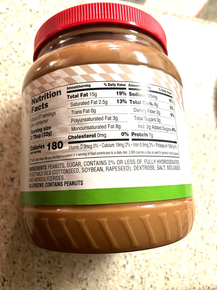 Ambrosia Original Creamy Peanut Butter, 64oz
