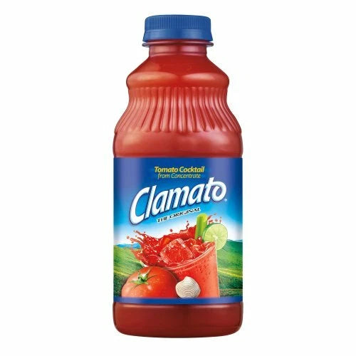 Clamato Tomato Cocktail, 32 Ounce [6-Bottles]